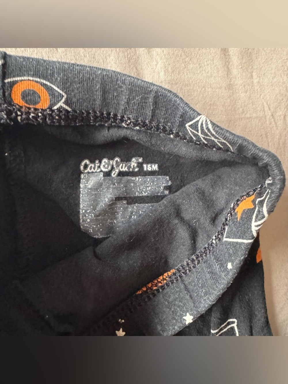 Mismatched Halloween Pajama Set - 2 tops one bottom - Picture 5 of 7